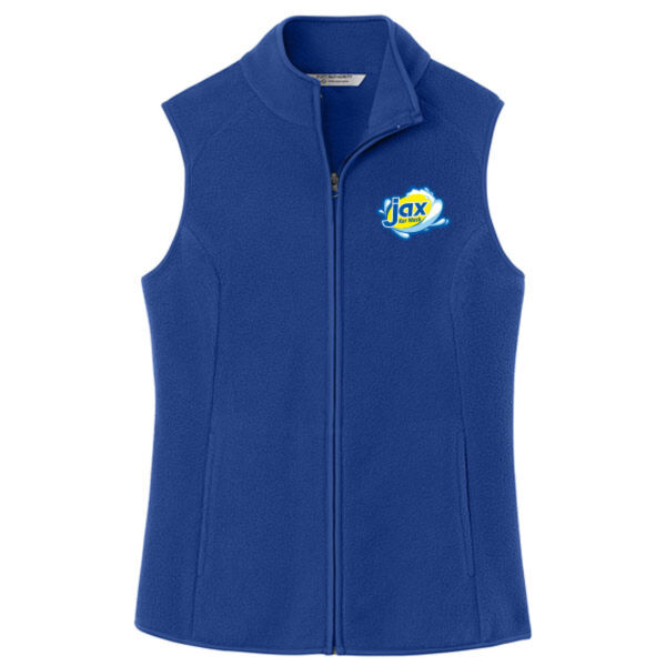 L702 - EMB - I201E147 - LADIES Fleece Vest Thumbnail