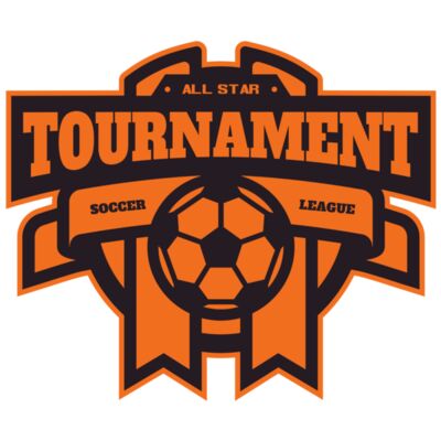 Tournament Soccer league logo template Thumbnail