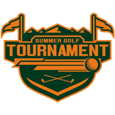 Tournament Summer golf logo template	02 Thumbnail